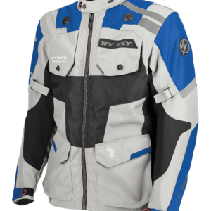 giacca moto hy fly dakla grigio e blu