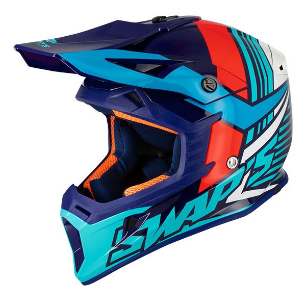 Casco Cross SWAP'S S-LINE S-818 red/blue – TA Store